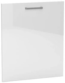 Biały minimalistyczny front z uchwytem do zmywarki R9-Z31