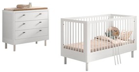 Zestaw mebli dla dzieci z litego drewna bukowego 2 szt. Forrest – Vipack