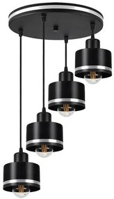 Lampa wisząca cztery klosze z regulacją wysokości - V130-Torini