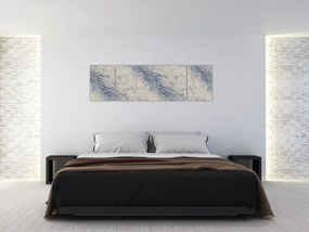 Obraz - Wzór fali (170x50 cm)