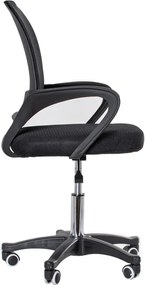 Czarne krzesło biurowe JETTA