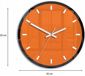 Zegar ścienny okrągły klasyczny z cichym mechanizmem na ścianę akrylowy
