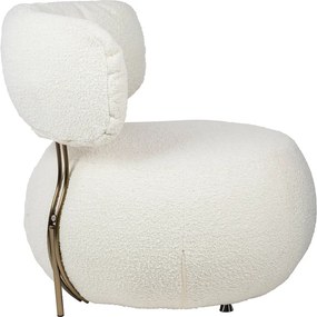 Designerski fotel bez podłokietników Teddy Low
