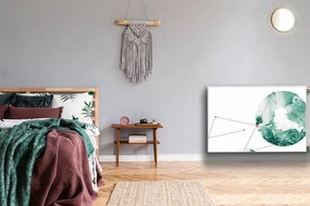 Mata z nadrukiem na kaloryfer Marmurowe księżyce