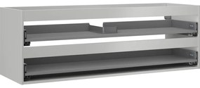 Mexen Box-A korpus szafki podumywalkowej 140 cm, 2 szuflady, szary mat - 91AX0-1400-470-2-62