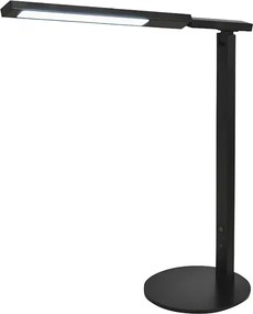 Ideal Fabas Luce lampa stołowa LED 10 W, czarna, dotykowe ściemnianie CCT 3000–6000 K, nowoczesny design