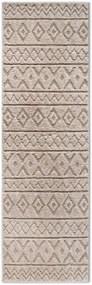 Dywan nowoczesny 3D Elle Collection Gallery Boho beżowy 80 cm x 240 cm