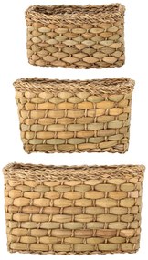Koszyki z trawy morskiej zestaw 3 szt. 26x16x16 cm Ramon – Bloomingville