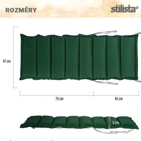 STILISTA Zestaw 2 poduszek na krzesła, antracyt / krem