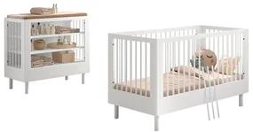 Zestaw mebli dla dzieci z litego drewna bukowego 2 szt. Forrest – Vipack