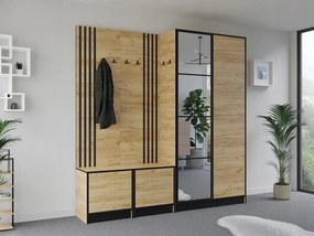 Garderoba EDEN 21 Dąb Craft Złoty