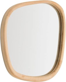 Lustro ścienne z drewnianą ramą 45,5x47 cm Alura – Kave Home