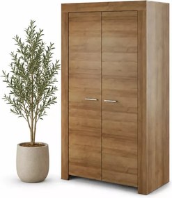 Szafa Seel 110 cm nowoczesna szafa do sypialni z drążkiem i półką MDF ABS