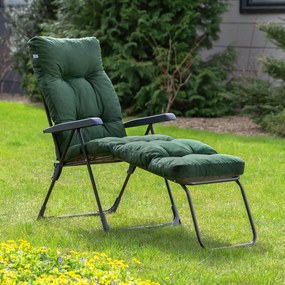 Leżak ogrodowy z podnóżkiem Tulon H024-32IB PATIO
