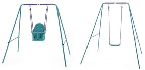 Plum Metalowy zestaw huśtawek 2w1, 181 x 171 x 164cm