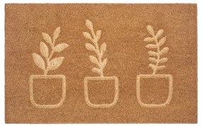 Wycieraczka z włókna kokosowego 75x45 cm Flowerpot – Hanse Home