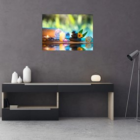 Obraz na szkle - Relaks (70x50 cm)