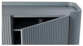 Szaroniebieska szafka pod TV 180x55x40 cm Willa – MOME