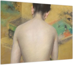 Obraz - William Merritt Chase, Study of Flesh Color and Gold, reprodukcje (70x50 cm)