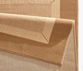 Dywan nowoczesny Basic beżowo-kremowy chodnik 80 cm x 200 cm