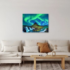 Obraz - Kirkjufell, Islandia (70x50 cm)