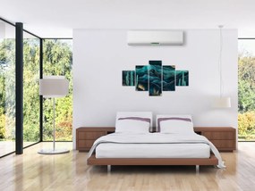 Obraz - Turkusowa noc (125x70 cm)