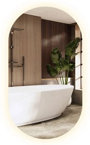 LUSTRO ŚCIENNE LED EGG 60x80 cm