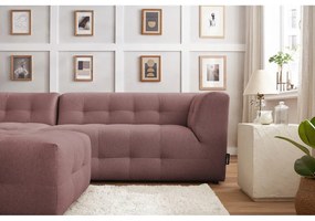 Ciemnoróżowa sofa 324 cm Kleber – Bobochic Paris