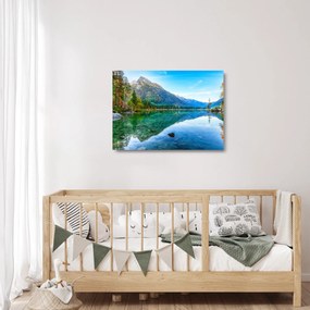 Obraz na szkle - Jezioro Hintersee (70x50 cm)