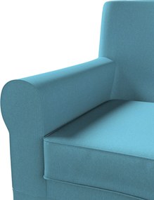 Pokrowiec na fotel Ektorp Jennylund kolor niebieski tkanina strukturalna