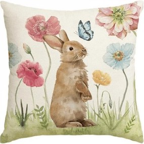 Lniana poszewka na poduszkę LUNBELLE 45x45 cm, kolorowy