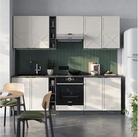 Aneks kuchenny szary/beżowy/antracytowy 235x46x81.6 fame-line