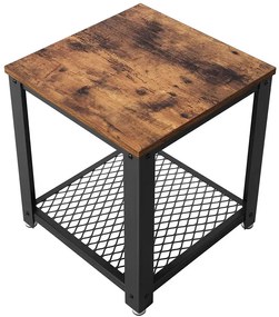 Industrialny Stolik Kawowy Z Półką D5-T52