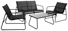 Zestaw mebli ogrodowych Modena CS12 do ogrodu na balkon stolik fotele sofa