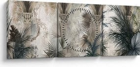 Obraz - Kolumny (z zegarem) (90x30 cm)