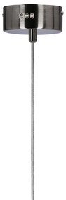 Szara lampa wisząca LED ze szklanym kloszem Lukka – Candellux Lighting