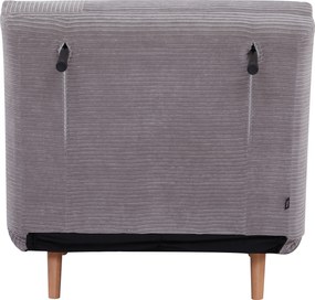 HOMCOM Fotel rozkładany 2 w 1 łóżko dla gości z regulowaną poduszką szary kompaktowy design | Aosom PL