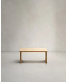 Stolik w dekorze dębu w naturalnym kolorze 89x62 cm Oaq – Kave Home