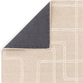 Beżowy wełniany dywan tkany ręcznie 120x170 cm Ada – Asiatic Carpets