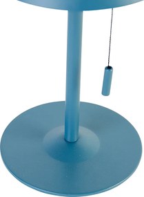 Zestaw 2 lamp stołowych niebieskich, w tym LED 3-stopniowy ściemniacz ładowany i solarny - Ferre
