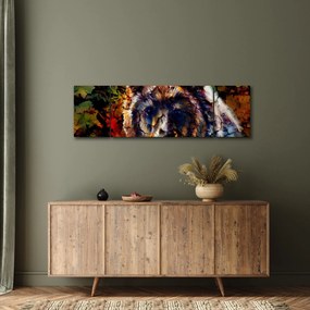 Obraz - Niedźwiedź, malarstwo (170x50 cm)
