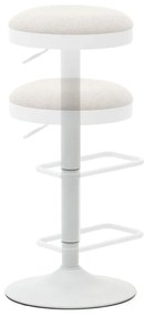 Beżowe hokery zestaw 2 szt. 58 cm Zaib – Kave Home