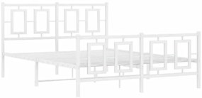 Białe Metalowe Łóżko Industrialne 120X200 Cm P0-B63