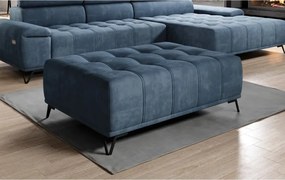 Pufa PALLADIO w kolorze NIEBIESKIM w tkaninie PALLADIUM WERSAL