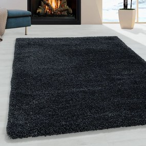 Antracytowy dywan 120x170 cm Fluffy – Ayyildiz Carpets