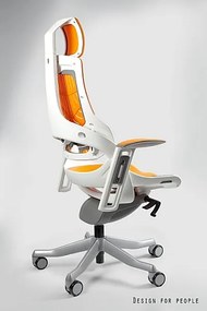 Fotel ergonomiczny Wau Elastomer, zgodny z normą BHP
