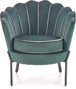 Velvetowy fotel w stylu glamour Angelo