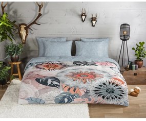 Szara flanelowa pościel jednoosobowa 140x200 cm Ralvira – HIP