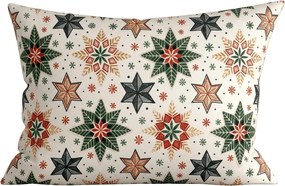 Poszewka na poduszkę z mikrofibry CHRISTMAS STAR 70x90 cm, kolorowy