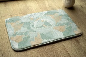 Antypoślizgowy dywanik łazienkowy Antypoślizgowy dywanik łazienkowy Liście rośliny